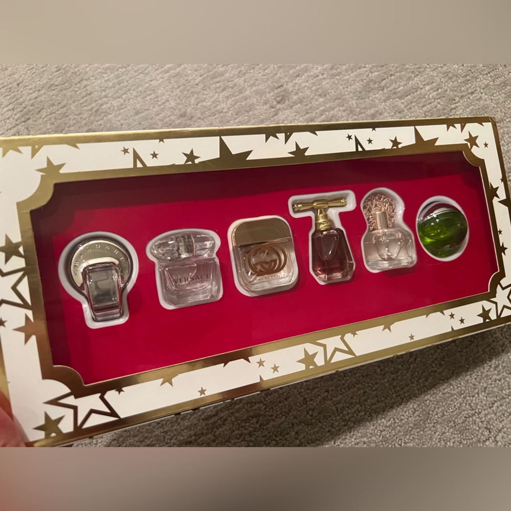 Brand new! Perfumes set! Gucci Versace Bvlgari